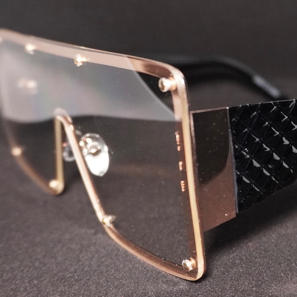 Retro black glasses